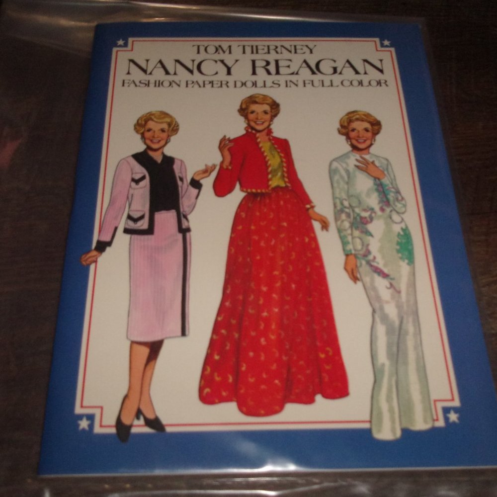 Tom Tierney paper dolls Nancy Reagan